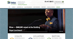 Desktop Screenshot of habitatphiladelphia.org